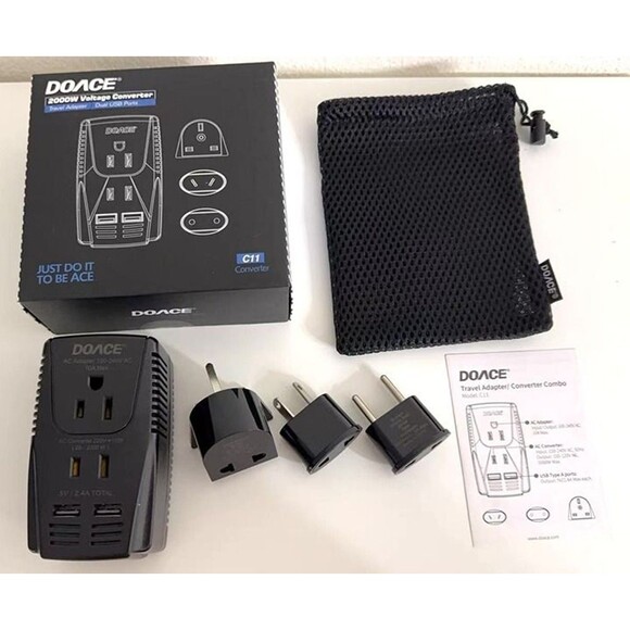 2000W 220V to 110V Converter for European Travel - Picture 8 of 8